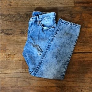 Levi Acid wash denim.